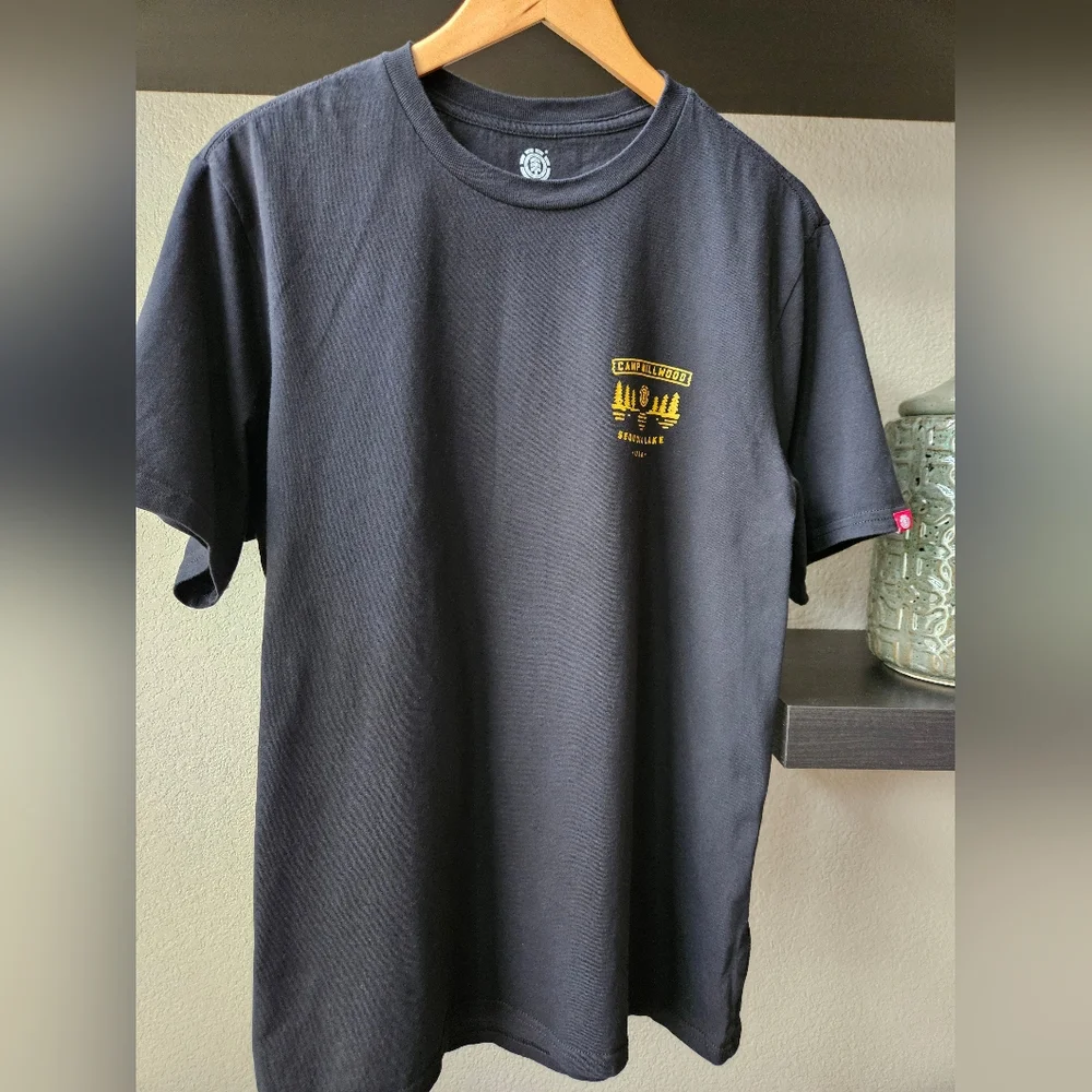 Element Black T-Shirt with Gold Logo XL - Picture 2 of 7